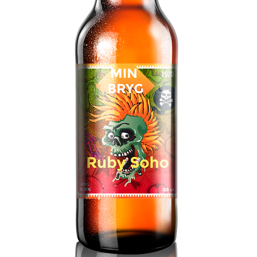 Ruby Soho - design din egen øl etiket - The Beer Label 