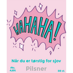 Indlæs billede til gallerivisning Ha ha ha - design din egen øl etiket - The Beer Label