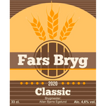 Indlæs billede til gallerivisning Fars Bryg Classic - design din egen øl etiket - The Beer Label