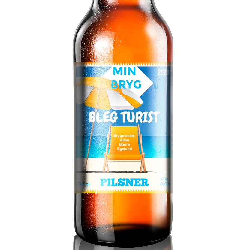 Bleg Turist - design din egen øl etiket - The Beer Label 