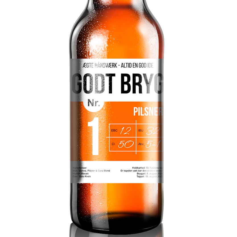 Seriebryg 01 - design din egen øl etiket - The Beer Label 