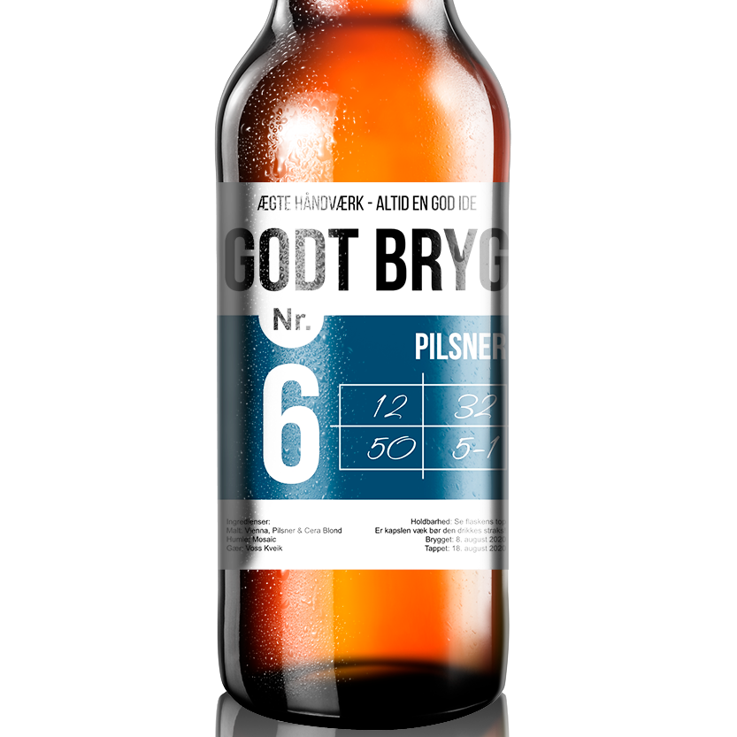 Seriebryg 06 - design din egen øl etiket - The Beer Label 