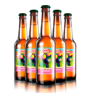 Tropisk Sommer - design din egen øl etiket - The Beer Label 