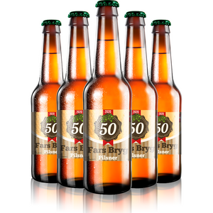 Rund Fødselsdag - design din egen øl etiket - The Beer Label 