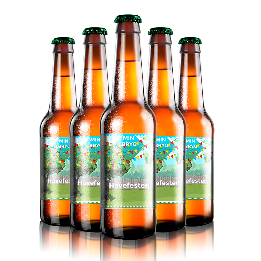 Havefesten - design din egen øl etiket - The Beer Label 