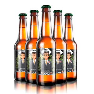 Glad Gom - design din egen øl etiket - The Beer Label 