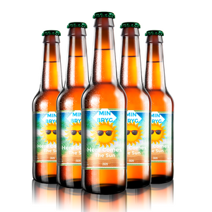 Her kommer solen - design din egen øl etiket - The Beer Label 