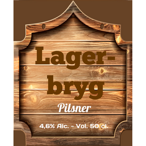 Vintage Wood - design din egen øl etiket - The Beer Label 