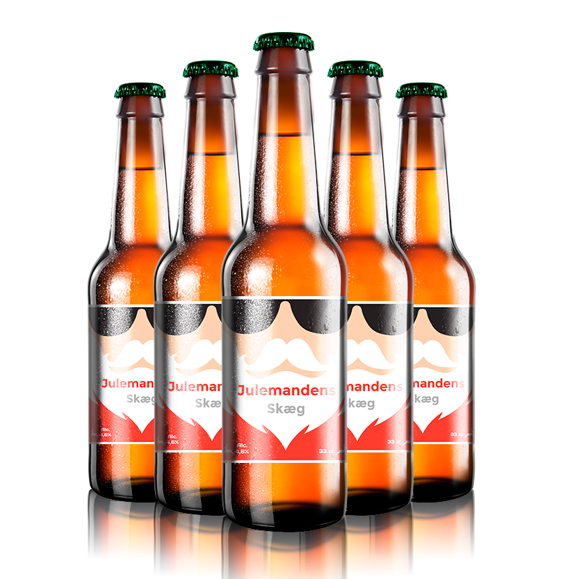 Bad Santa - design din egen øl etiket - The Beer Label 